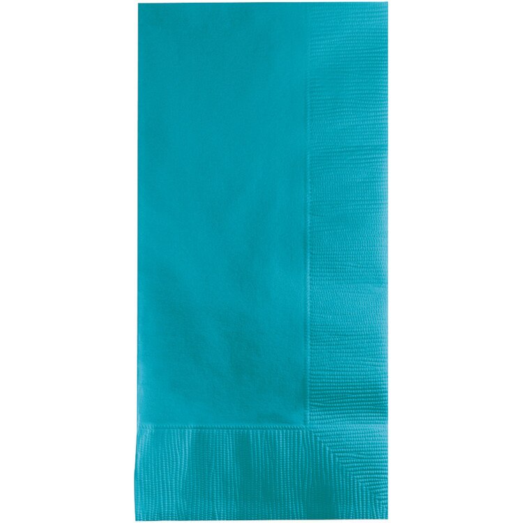 Solid Dinner Napkins Bermuda blue